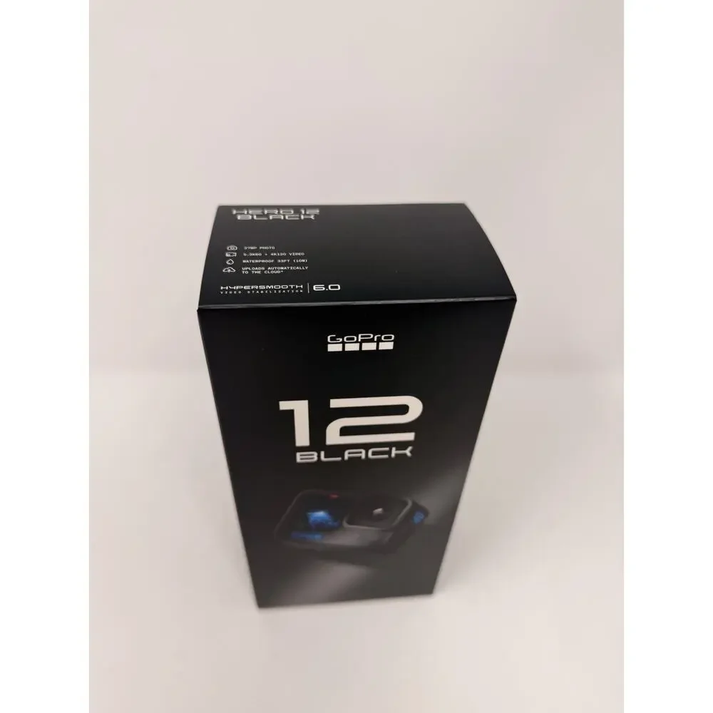 New GoPro 12 Black Voice Control Waterproof Action Camera New in Box